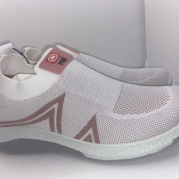 Marc Echo Womens Slipon Sneakers White/Pink size 9 NWT (I) - Picture 3 of 9